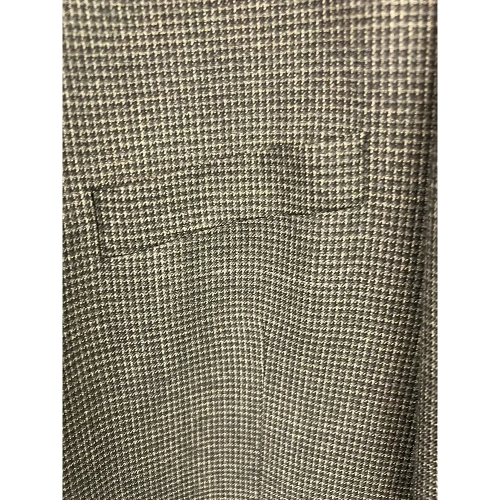 Pierre Cardin Wool Blend Houndstooth Blazer Sport Coat Size 42R Office Career‎